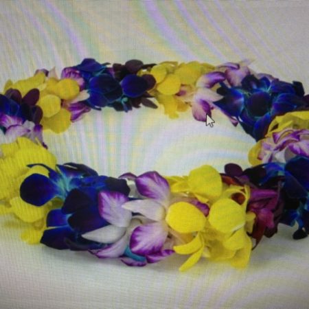 Festival Double Strung Orchid Lei